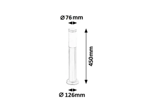 Záhradné svietidlo Rabalux 8263 1x60W E27 230V IP44
